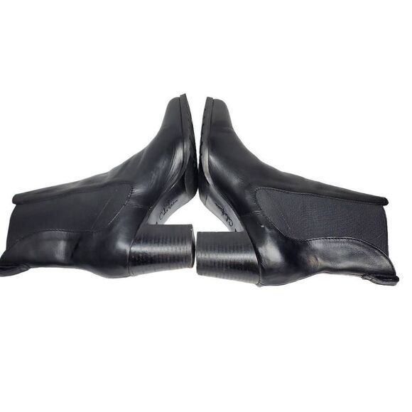 Cole Haan Denise Women's Black Closed Toe Pull On Ankle Heeled Boots Size 10B - Picture 8 of 11